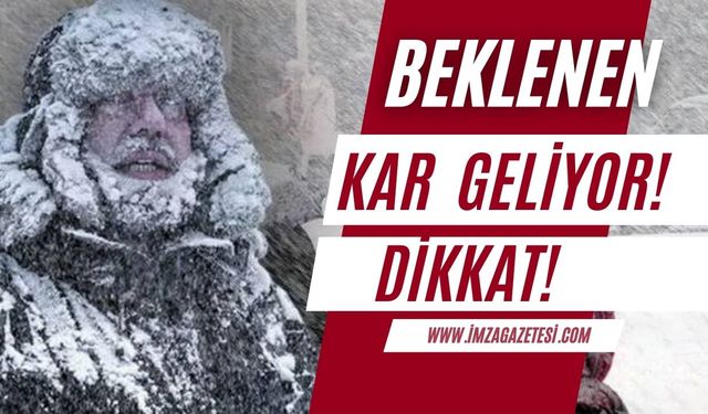 Kar yağışı başlıyor! Zonguldak, Bolu, Bartın, Karabük ve Düzce için saat verildi!