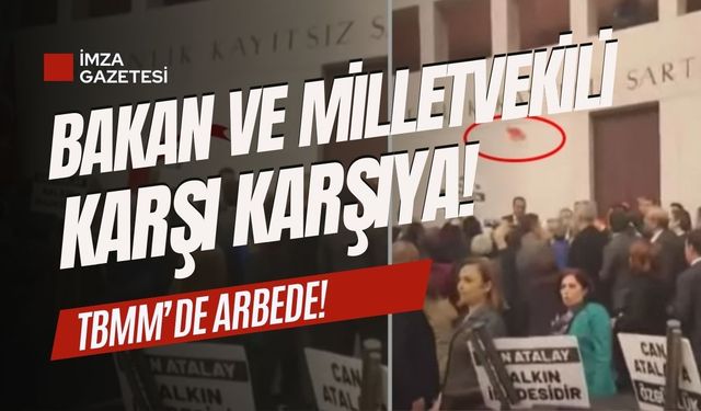 CHP milletvekilinden Bekir Bozdağ'a anayasa kitapçığı protestosu! Adalet Bakanı Tunç'tan tepki!