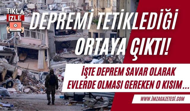 Deprem için uyarı! Binalarda yapılmayan o şeyin depremi tetiklediği ortaya çıktı!