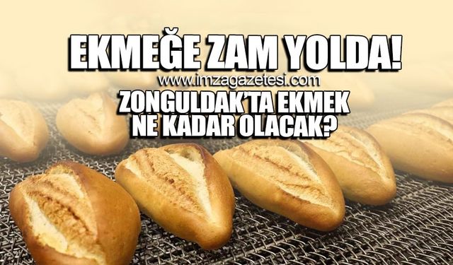 Ekmeğe zam yolda! Zonguldak'ta ekmek ne kadar olacak?