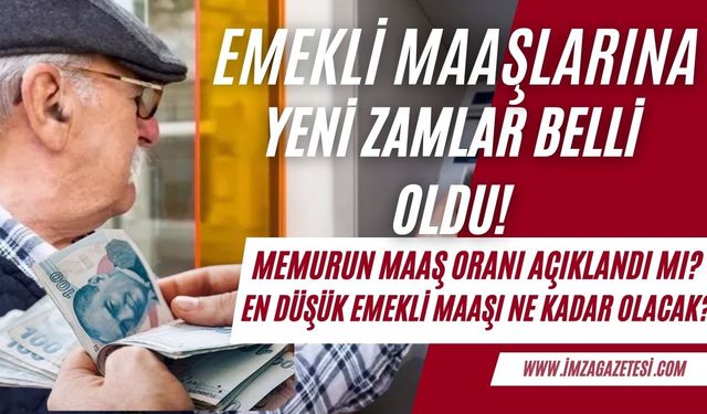 Emekli maaşlarına yeni zamlar belli oldu! İşte detaylar...