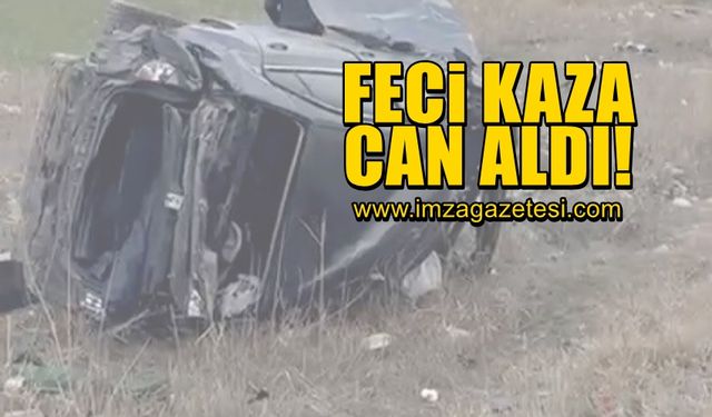 Feci kazada 2 kişi hayatını kaybetti!