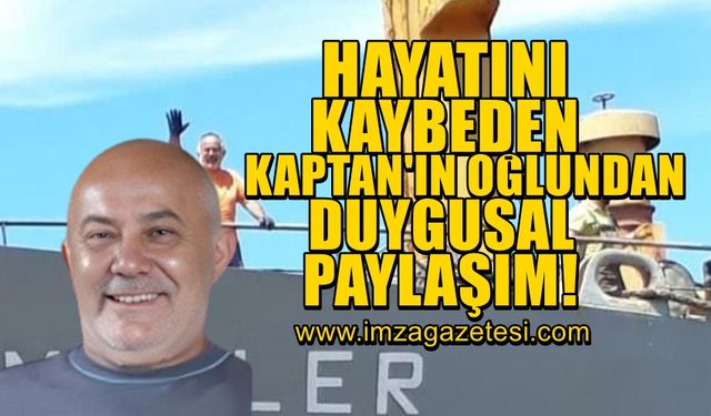 Fırtınada hayatını kaybeden Tamer Özer'in oğlu Alper Özer'den duygu dolu paylaşım!