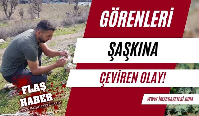 Görenler şaşkına döndü! Vatandaş Gözlerine İnanamadı...