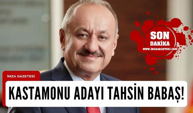 Kastamonu Belediye başkan adayı Tahsin Babaş...