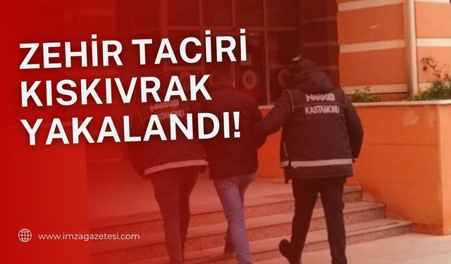 Kastamonu'da uyuşturucu satıcısı kıskıvrak yakalandı!