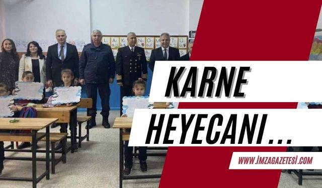 Kdz. Ereğli'de yarıyıl tatili karnelerle başladı...