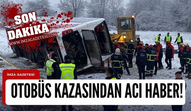 Kastamonu'daki otobüs kazasından acı haber! 6 kişi hayatını kaybetti...