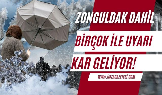 Meteoroloji'den kar ve şiddetli rüzgar uyarısı! Karadeniz'e kar ne zaman gelecek?