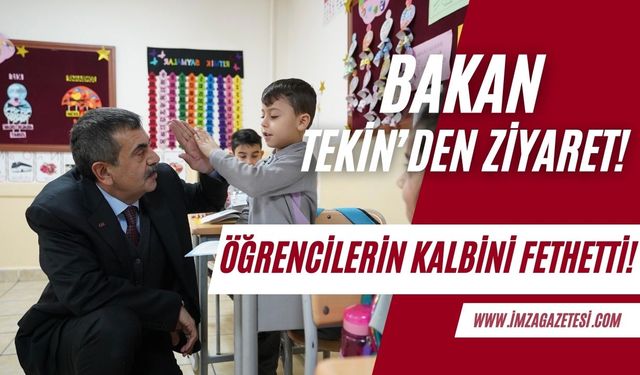 Milli Eğitim Bakanı Yusuf Tekin, öğrenci ve öğretmenlerle buluştu!