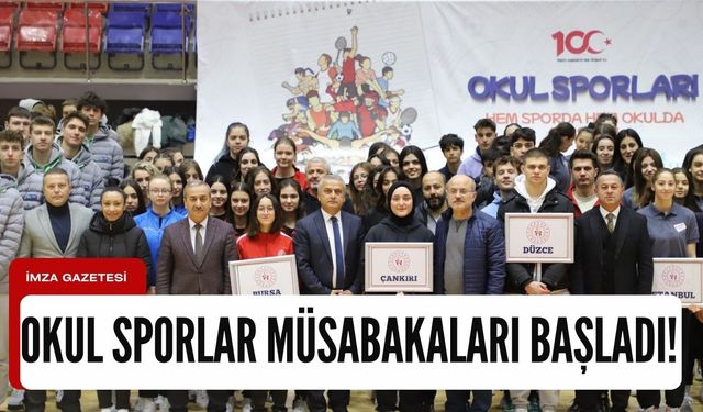 Okul sporları grup müsabakaları başladı!