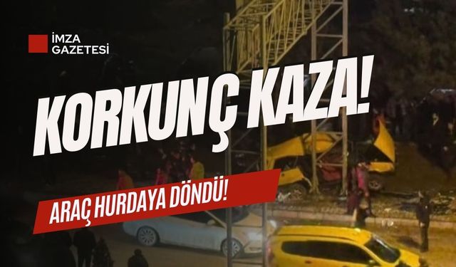 Tofaş marka otomobille korkunç kaza!