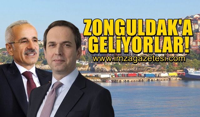 Ulaştırma ve Altyapı Bakanı Uraloğlu ile Enerji ve Tabii Kaynaklar Bakanı Bayraktar Zonguldak'a geliyor