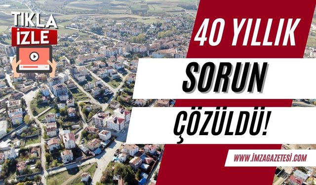 Yatırımla 40 yıllık içme suyu sorunu çözüldü!