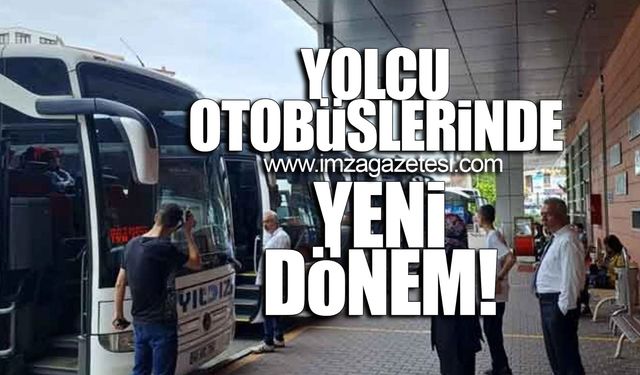 Yolcu otobüslerinde yeni dönem