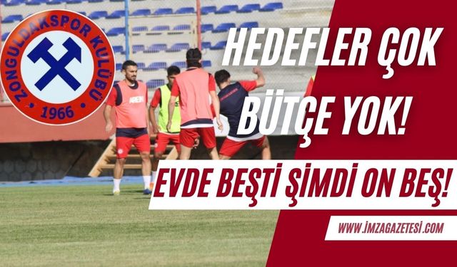 Zonguldak Kömürspor’da hedefler çok bütçe yok!