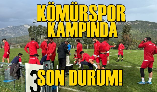 Zonguldak Kömürspor'un Antalya kampında son durum! Kaleci ve Santrafor...