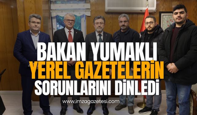 Bakan Yumaklı'ya yerel gazetelerin ilan sorunu iletildi