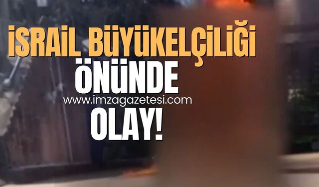 ABD'li asker İsrail Büyükelçiliği önünde kendini yaktı!