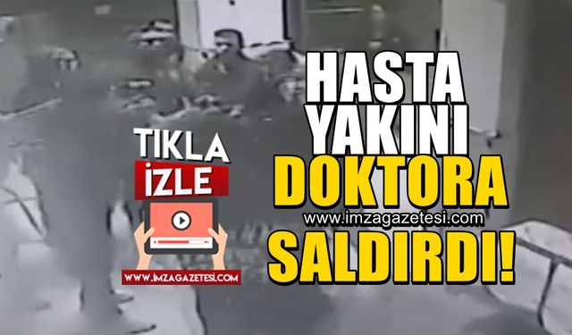 Ağabeyini kaybeden hasta yakını doktora saldırdı!