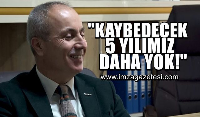 AK Parti Kdz.Ereğli Belediye Başkan adayı İbrahim Sezer, "Kaybedecek bir beş yılımız daha yok"
