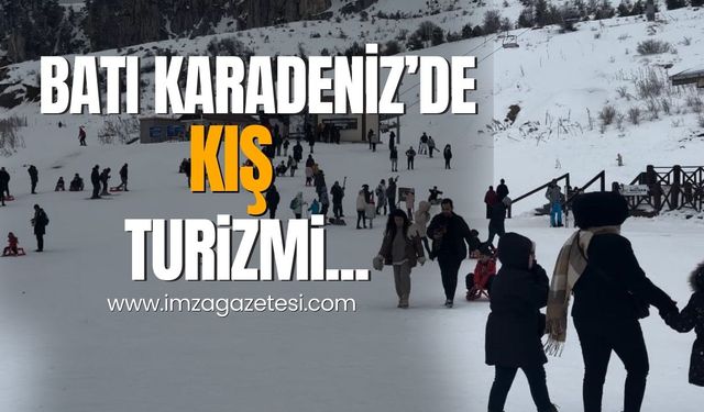 Batı Karadeniz'de kış turizmi...Keltepe Kayak Merkezi'nde hafta sonu...