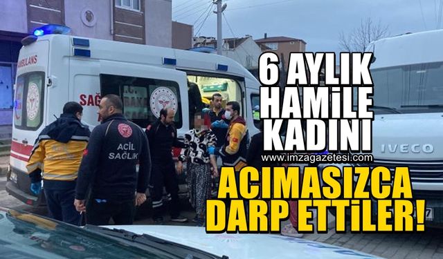 Caniliğin bu kadarı! Kocasını kurşuna dizdiler, 6 aylık hamile kadını darp ettiler!