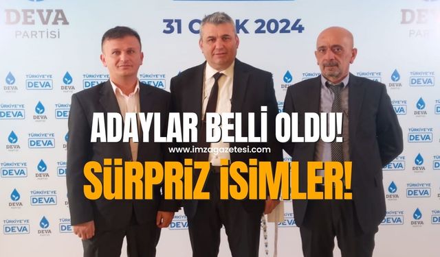 DEVA Partisi Zonguldak ve Kilimli Adayları Belli Oldu İşte Sürpriz İsimler!