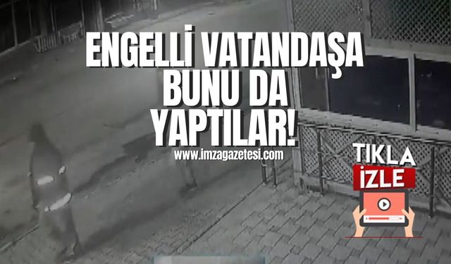 Engelli oğlu ve babası silahlı saldırıya uğradı!