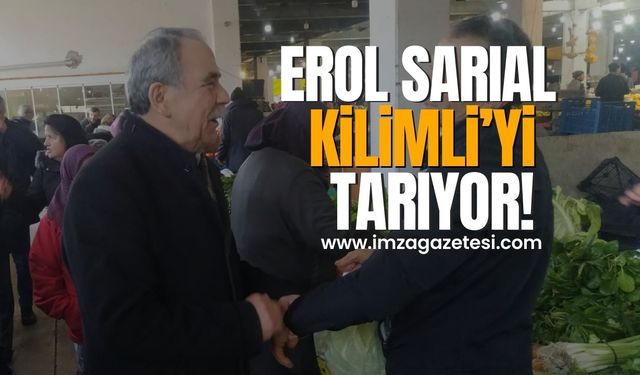 CHP Kilimli Belediye Başkan Adayı Erol Sarıal Kilimli'yi tarıyor...