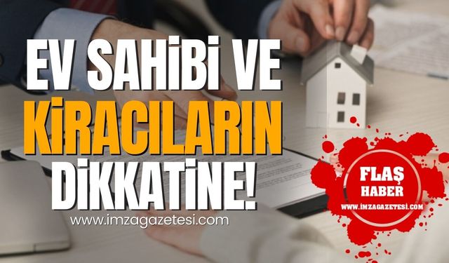 Ev sahibi ve kiracıları yakından ilgilendiriyor! Artış oranları belli oldu!