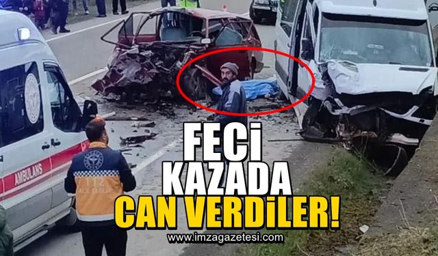 Feci kazada 2 kişi yaşamını yitirdi!