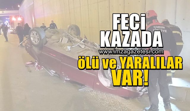 Feci kazada ölü ve yaralılar var!