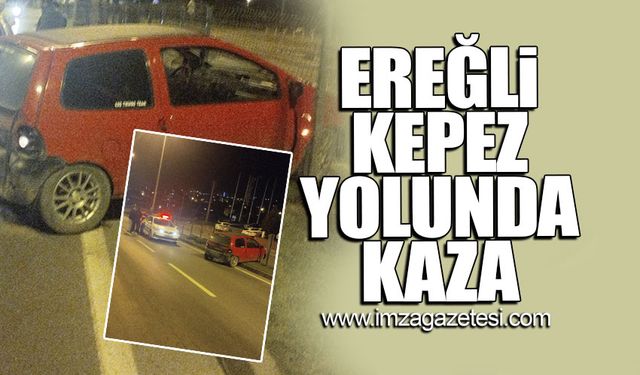 Ereğli- Kepez yolunda trafik kazası!