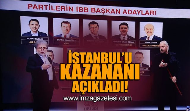 İstanbul'u kazananı açıkladı!