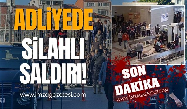 İstanbul Adalet Sarayı'nda silahlı saldırı!