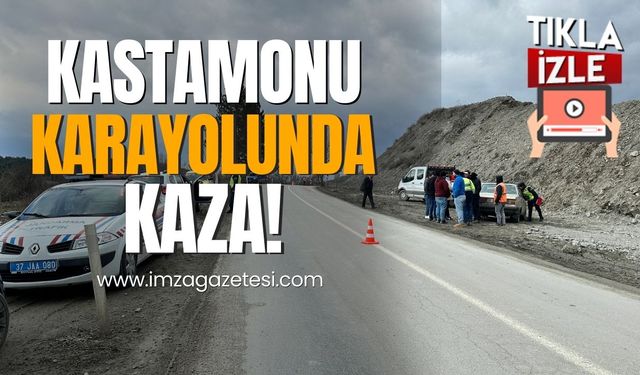 Kastamonu-Daday karayolunda trafik kazası!