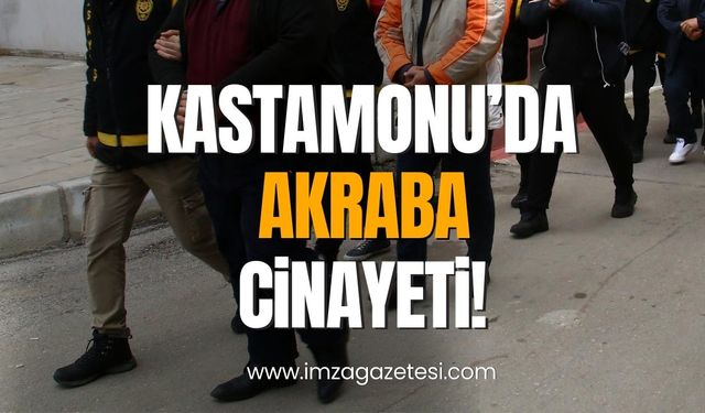 Kastamonu'da akraba cinayeti!