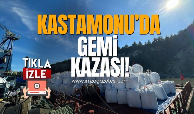 Kastamonu'da, Nordea Star Gemi kazası! Boşaltma işlemlerini başladı...