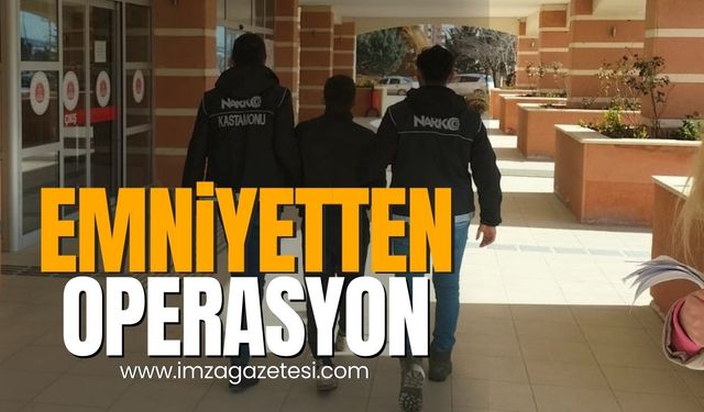 Kastamonu'da uyuşturucu operasyonu!