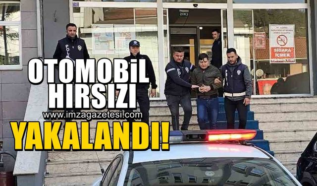 Otomobil hırsızı Zonguldak'ta yakalandı!