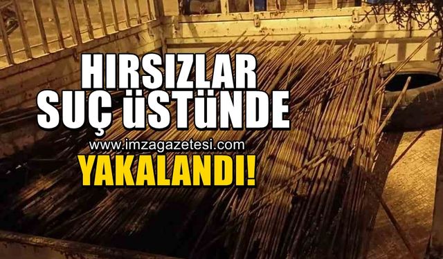 Polis, inşaat hırsızlarını suçüstü yakaladı!