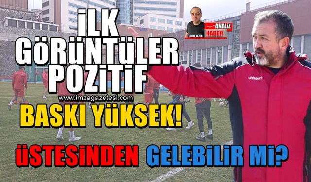 Serkan Afacan, pozitif bir görüntü çizse de taraftar baskısı yüksek!