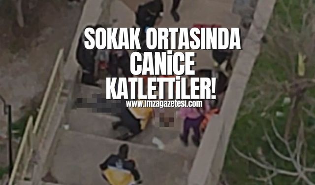 Sokak ortasında canice katlettiler!