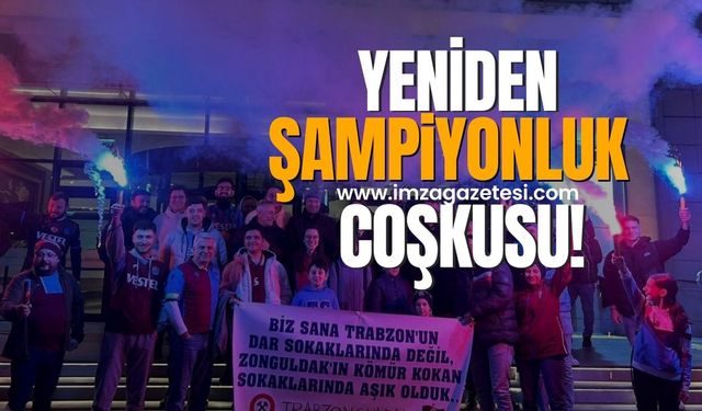 Şampiyonluk coşkusunu yeniden yaşadılar...