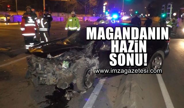 Trafik magandasının hazin sonu!