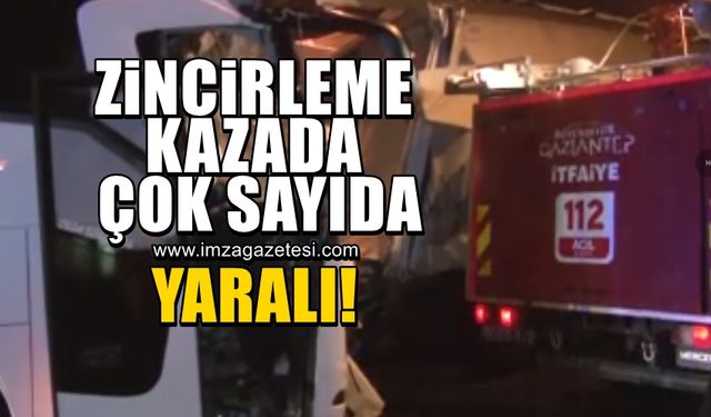 Zincirleme kazada ölü ve çok sayıda yaralı var!