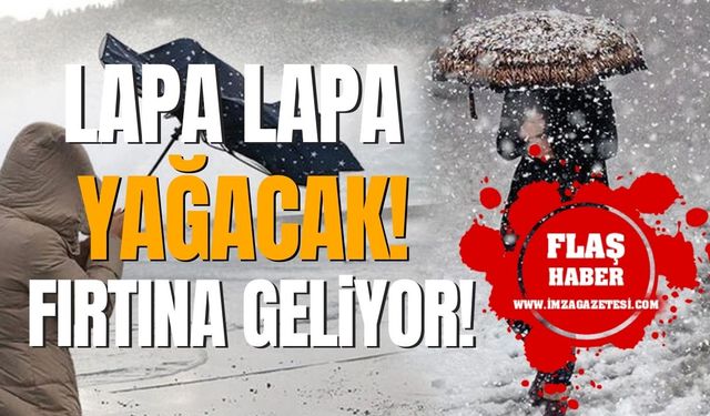 Kar günlerce ve lapa lapa yağacak! Bazı illere şiddetli fırtına uyarısı!