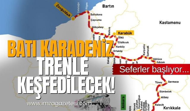 Batı Karadeniz'de turistik trenle keşif!