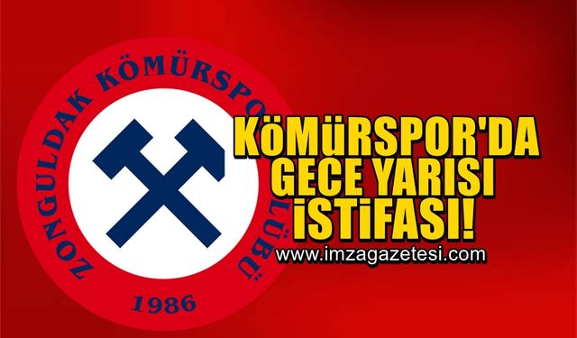 Zonguldak Kömürspor'da gece yarısı istifası!